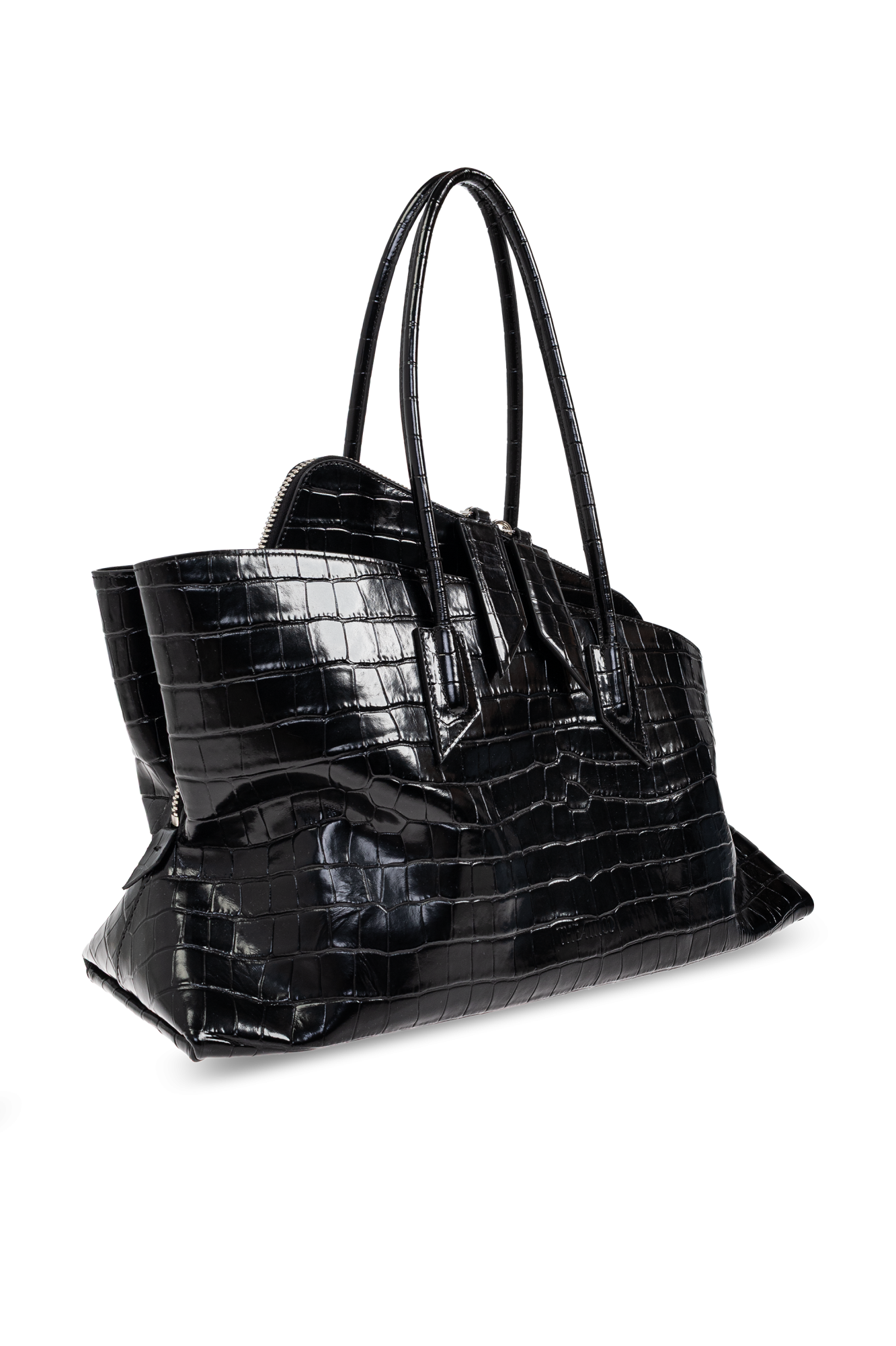 バッグ・カバンその他 THE ATTICO BAG (WAH00054LBT021PR) La Passeggiata Medium'' khaki top handle for Women | THE ATTICO®